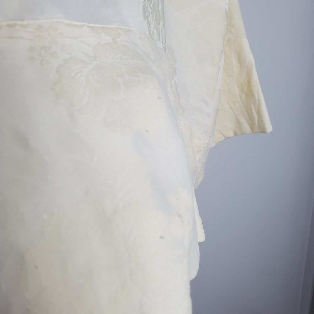 Zara Cream Jacquard Toggle Pullover Tunic Size XL.       (SML001) - Picture 7 of 12